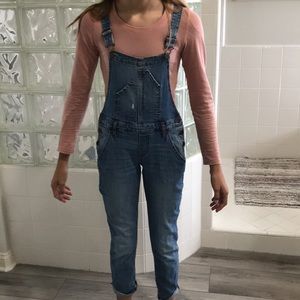 Super cute straight leg overalls